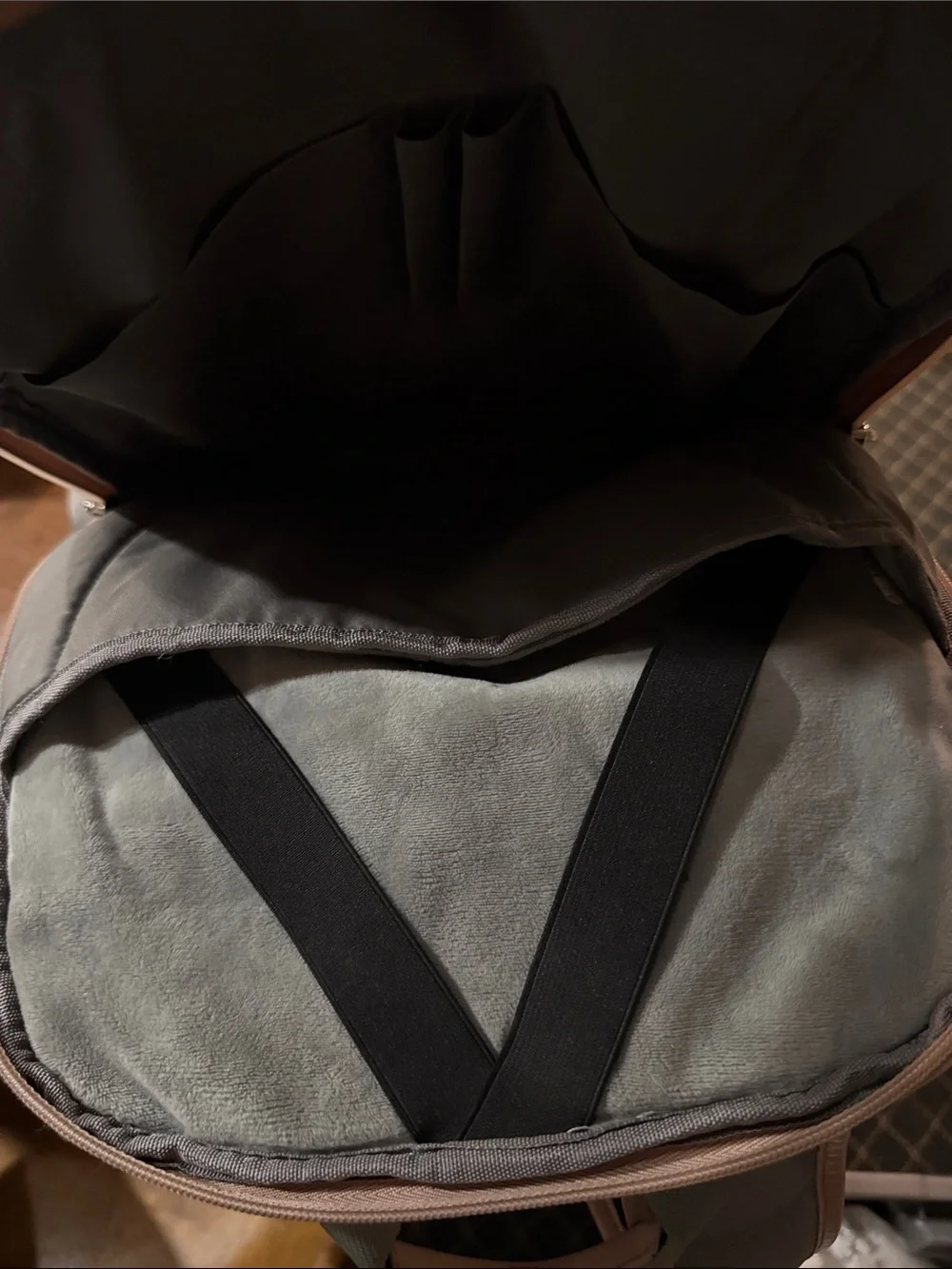 Two-Tone Pink and Gray Men's Backpack